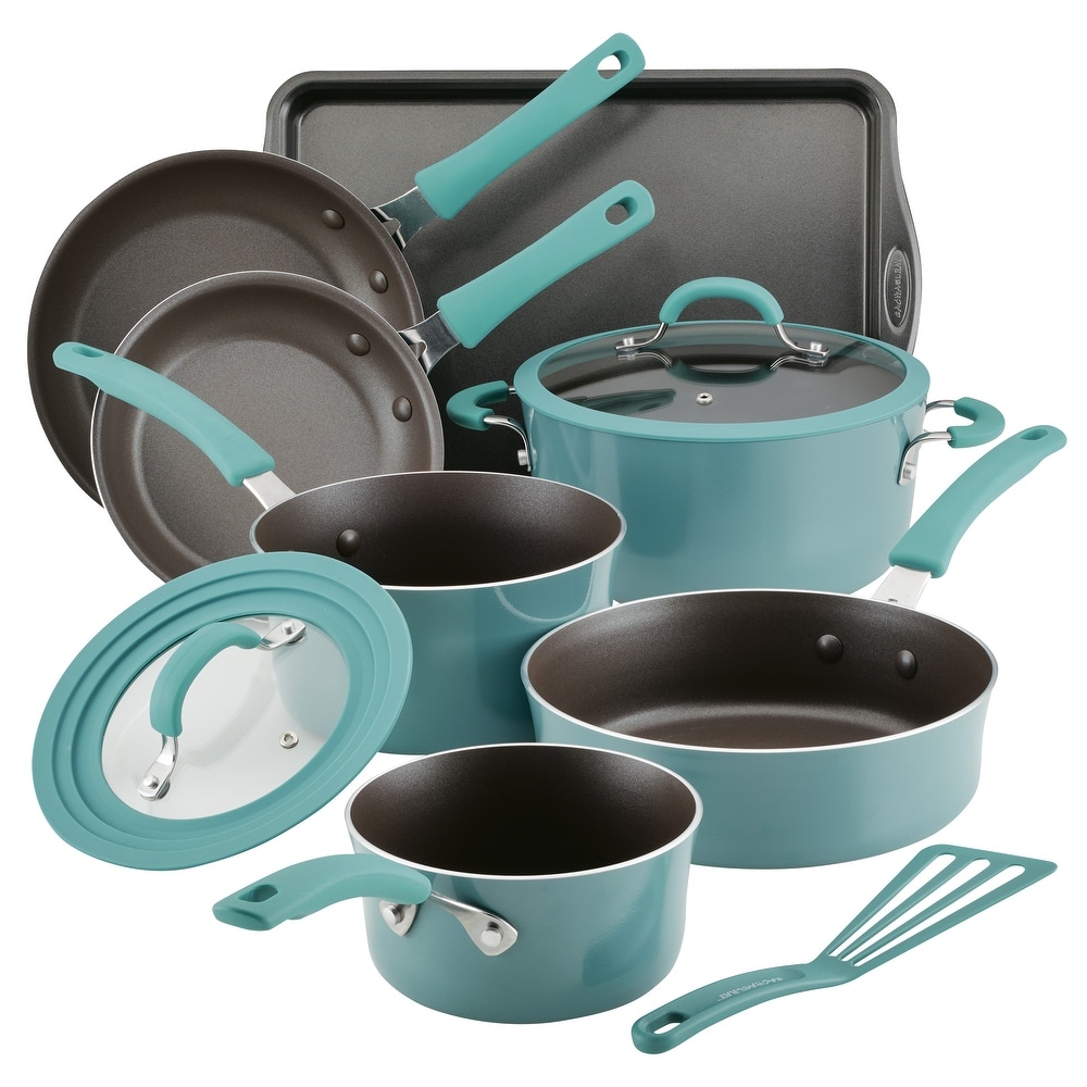 Rachael Ray vs. Paula Dean Pot and Pan Sets  Cookware set, Cookware sets,  Nonstick cookware