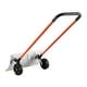 preview thumbnail 8 of 9, 24 Inch Push Snow Shovel with Wide Blade Sturdy Frame and Anti-Slip Wheels for Driveway Yard or Sidewalk