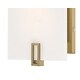 preview thumbnail 4 of 6, Minka Lavery 921-L Aizen 19" Tall LED Wall Sconce with Faux Alabaster