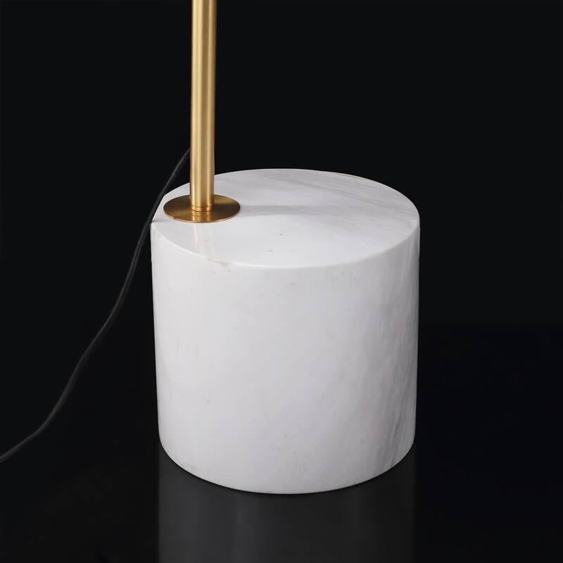 SAFAVIEH Couture Rosabellina 80-inch Marble Floor Lamp - 65"W x 14"D x 80"H