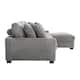 118.4"W Plush Modular Sectional Sofa with Pillows