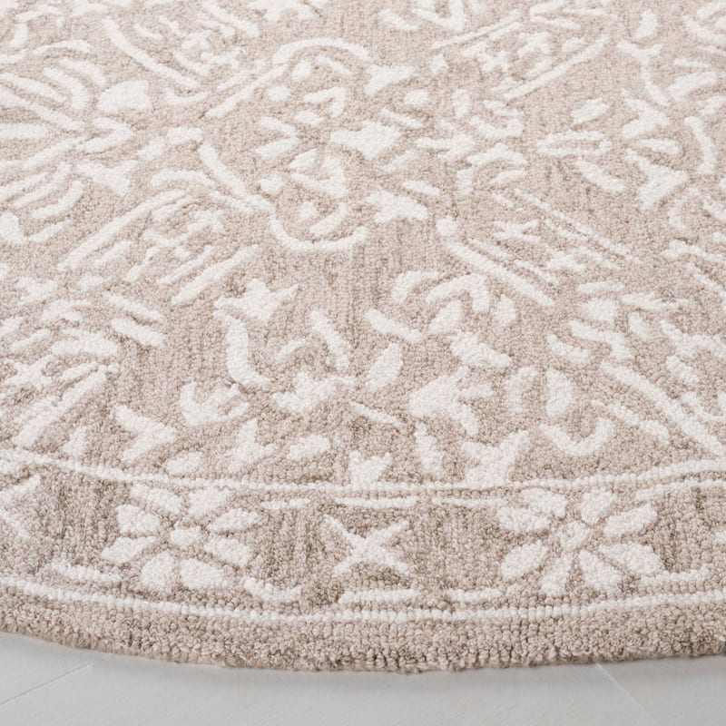 Lauren Ralph Lauren, Handmade Olivier Contemporary Floral & Botanical Wool Rug