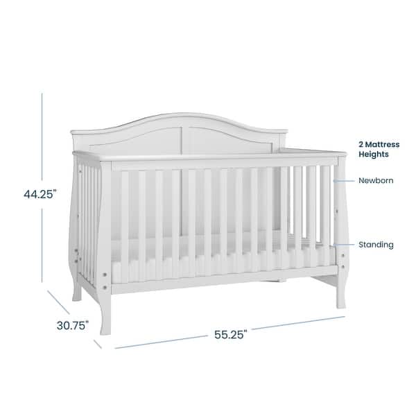 dimension image slide 0 of 2, Child Craft Camden 4-in-1 Convertible Crib