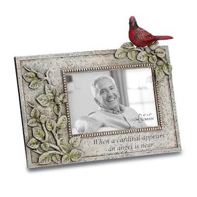 Curata Cardinal Memorial Stone Resin 6x4 Picture Frame