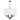 Peyton 6-light Matte Black Drum Pendant w/ White Fabric Shade