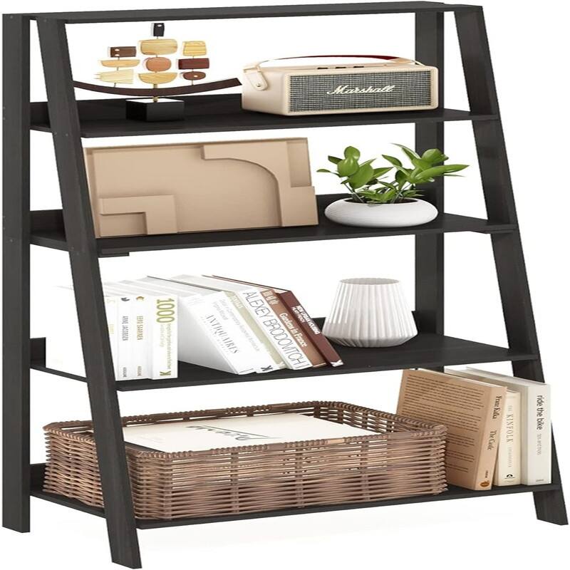 Ladder Bookcase Display Shelf