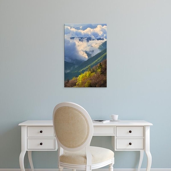 Easy Art Prints Adam Jones's 'Clouds In Oconaluftee Valley At Sunrise' Premium Canvas Art