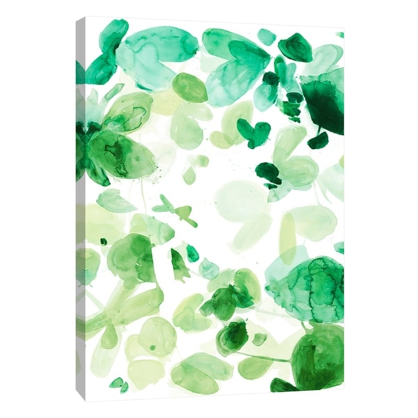 PTM Images 9-108390 PTM Canvas Collection 10" x 8" - "Butterfly Dance in Green C" Giclee Abstract Art Print on Canvas