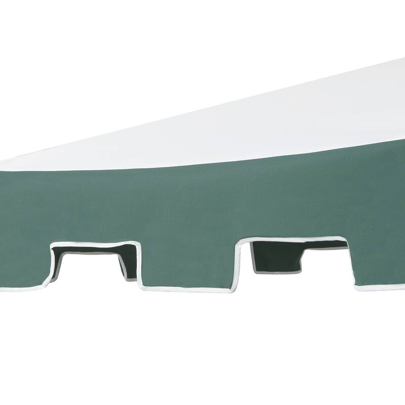 Collins 9 ft. Classic MidCentury Market Patio Umbrella with UV Protection, Auto-Tilt, Crank and Wind Vent, by JONATHAN Y