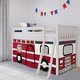 preview thumbnail 2 of 3, Max and Lily Cotton Underbed Firetruck Curtain