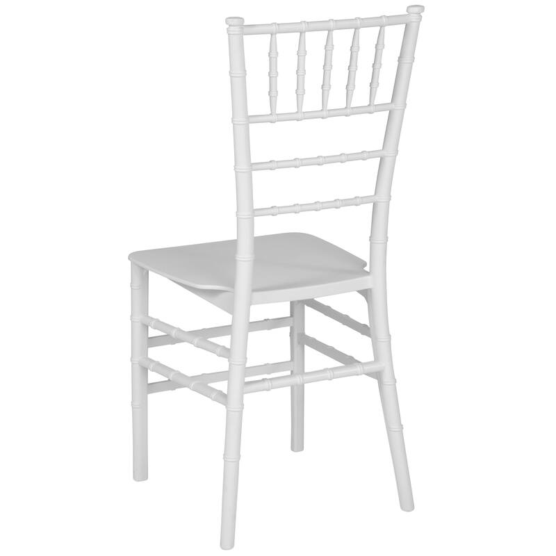 Resin Stackable Chiavari Chair - 15"W x 18.75"D x 35"H - 15"W x 18.75"D x 35"H