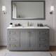 Option Dark Gray / Giotto Quartz Top / Brushed Gold