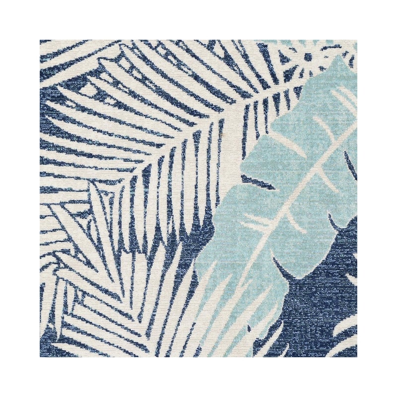 Livabliss Bodrum Tropical Floral & Botanical Indoor / OutdoorArea Rug