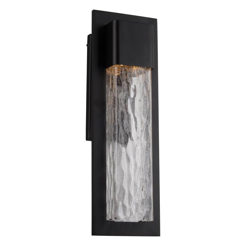 Mist 16in LED Indoor or Outdoor Wall Light 3000K Black
