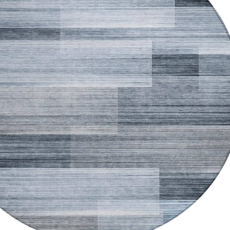 HomeRoots Striped Transitional Rectangle Outdoor Rug