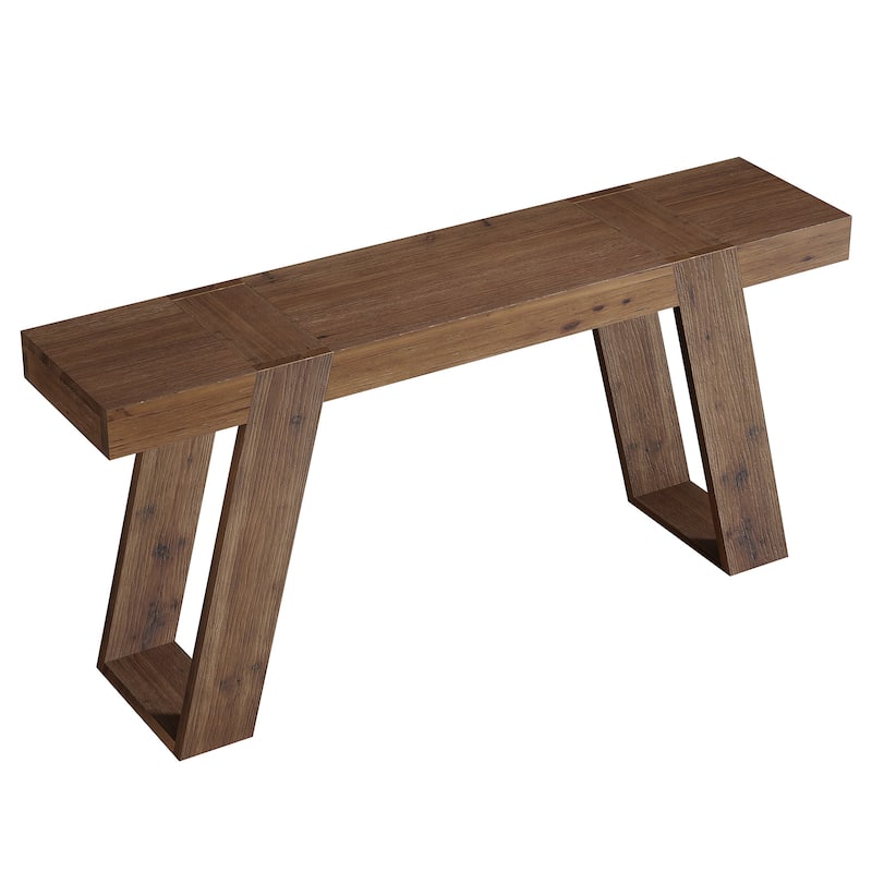 Solid Wood Console Table, Sofa Table Behind Couch, Hallway Entrance Foyer Living Room Accent Entryway Table