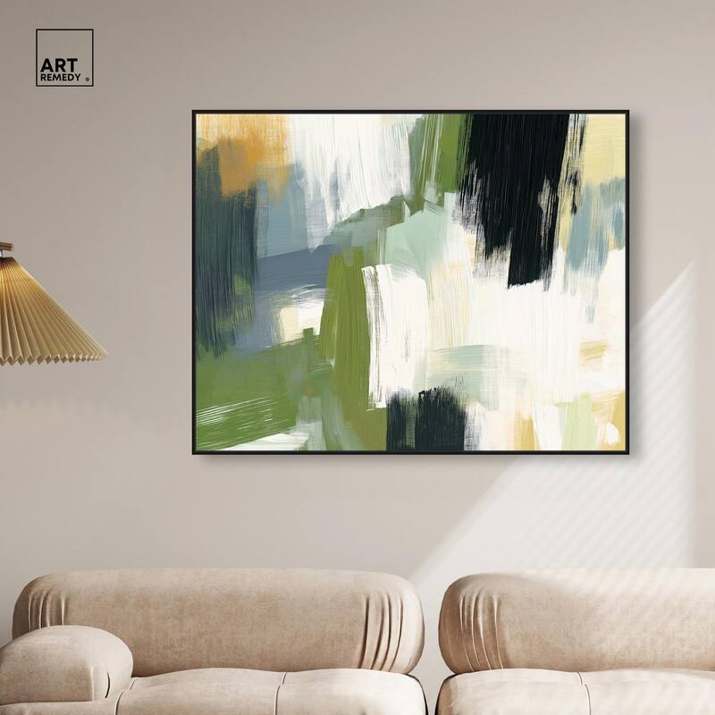 Moss Layers I Canvas by Art Remedy