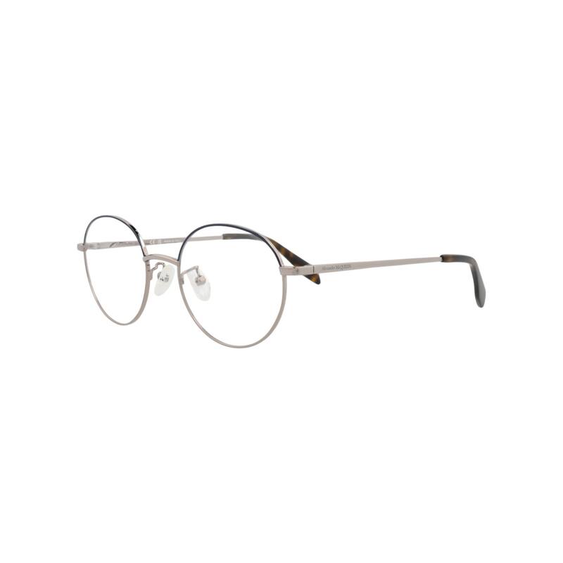 Alexander McQueen Round-Frame Metal Optical Frames