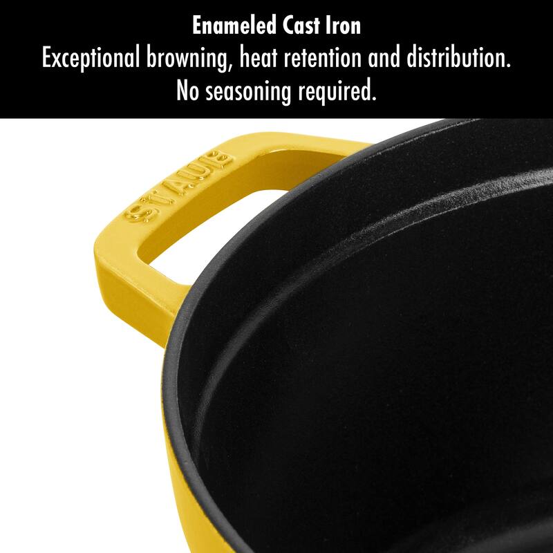 STAUB Cast Iron 5.5-qt Round Cocotte