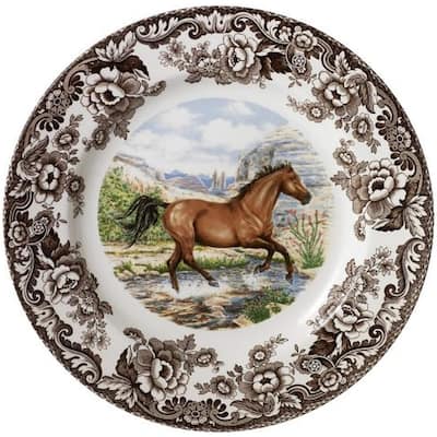 Spode Woodland Dinner Plate Horse Motif