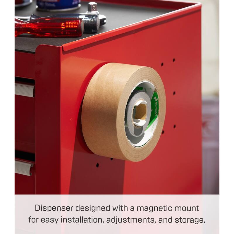 Yamazaki Home Magnetic Tape Holder, Steel - L 2.17 x W 3.66 x H 3.66 inches