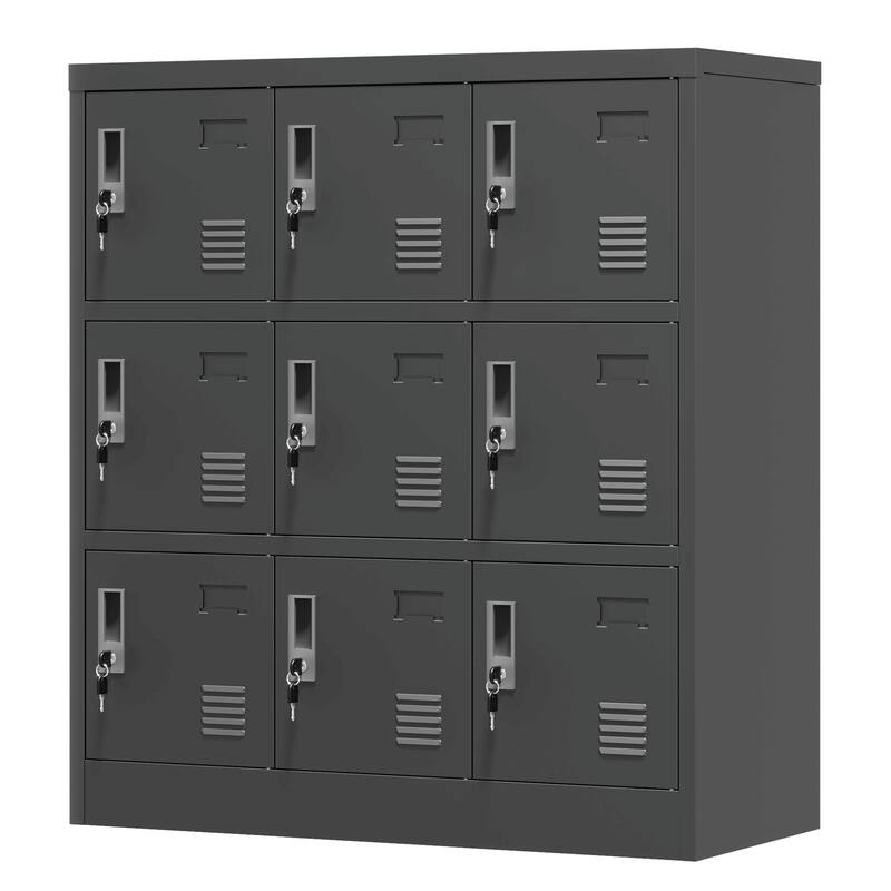 9-Door Employee Storage Metal Locker