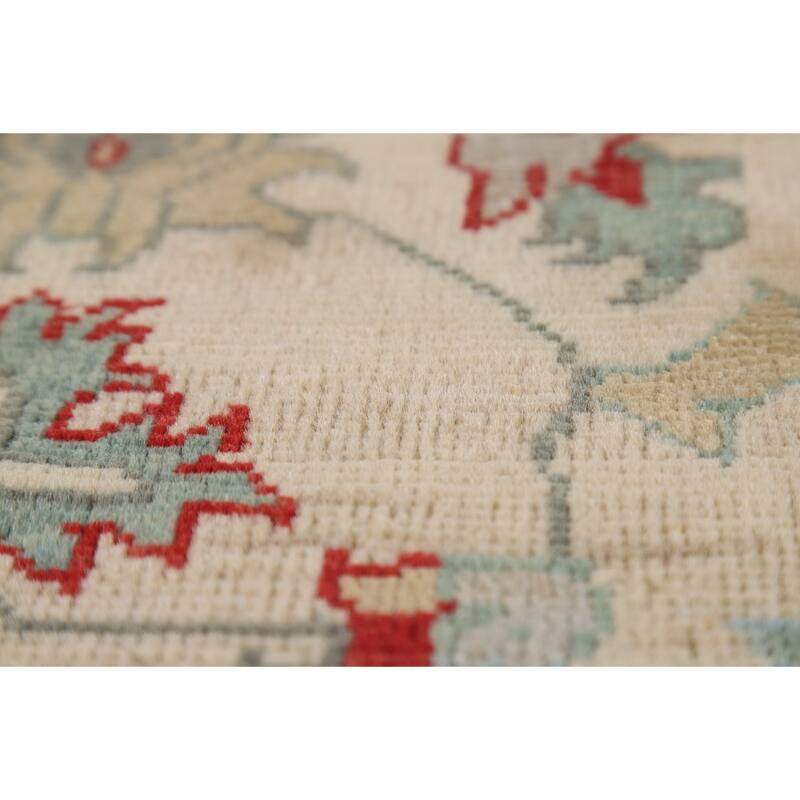 Geometric Kazak Accent Rug Handmade Wool Carpet - 2'0" x 3'0"