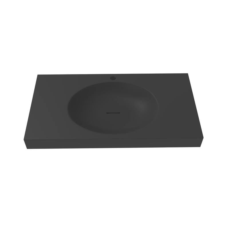 Darleen Shallow Basin Wall Mounted Bathroom Sink