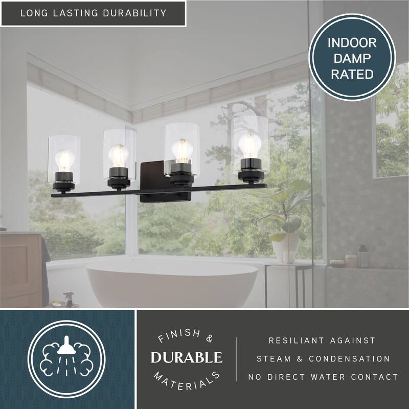 Vaxcel Lighting W0529 Park Ridge 4 Light 28" Wide Vanity Light