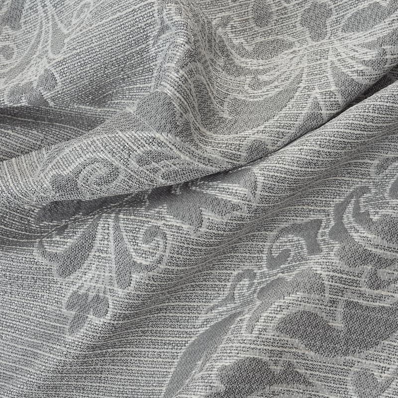 Brookfield Jacquard Grommet Window Curtain Panel