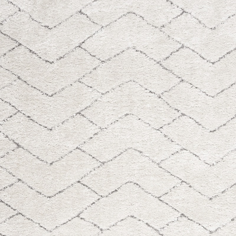 Fitel Power Loomed Modern Stain Resistant Soft Area Rug By HomeRoots - 72' X '48' X '1.58
