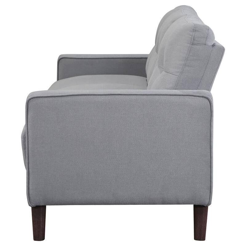 Bowen Transitional Fabric Upholstered Track Arm Tufted Sofa