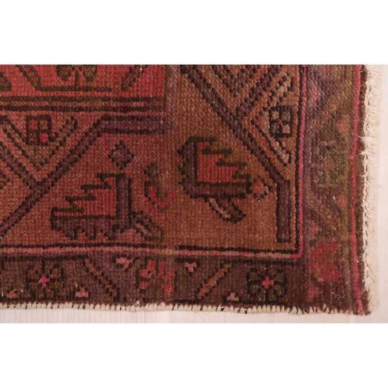 ECARPETGALLERY Hand-knotted Antalya Vintage Brown Wool Rug - 5'0 x 7'10