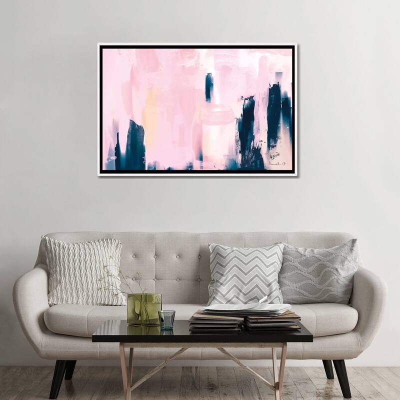 iCanvas "Pink Navy" by Dan Hobday Framed Canvas Print