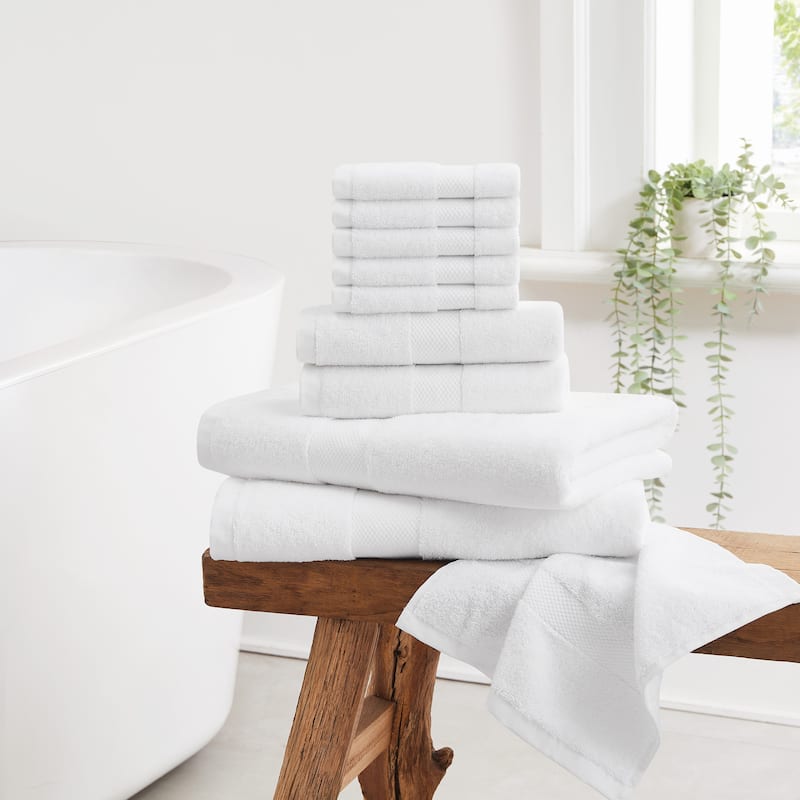 Cannon Luxe Turkish Cotton 10 Piece Towel Set