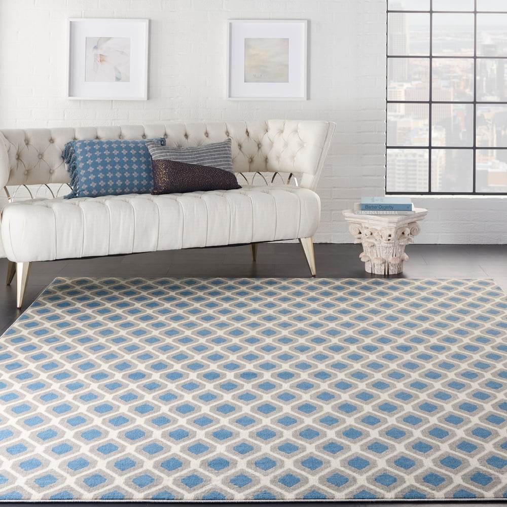Nourison Grafix Modern Geometric Area Rug