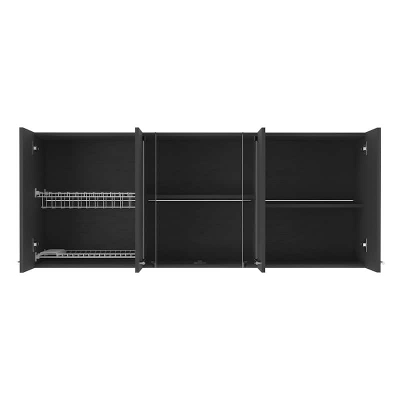 Superior Wall Cabinet With Four Interior Shelves