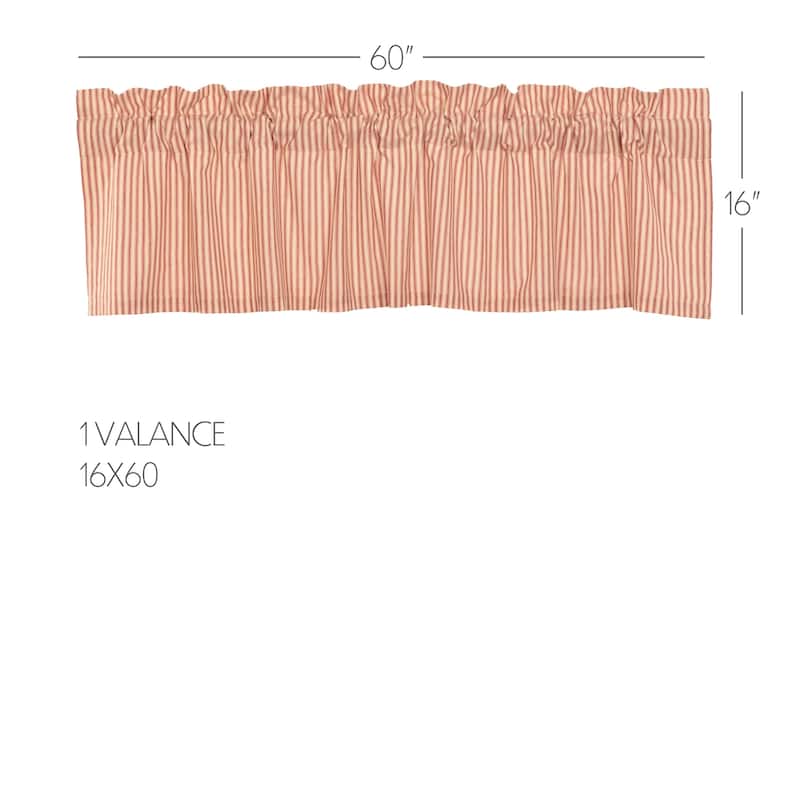 Farmhouse Star Applique Valance - 16x72
