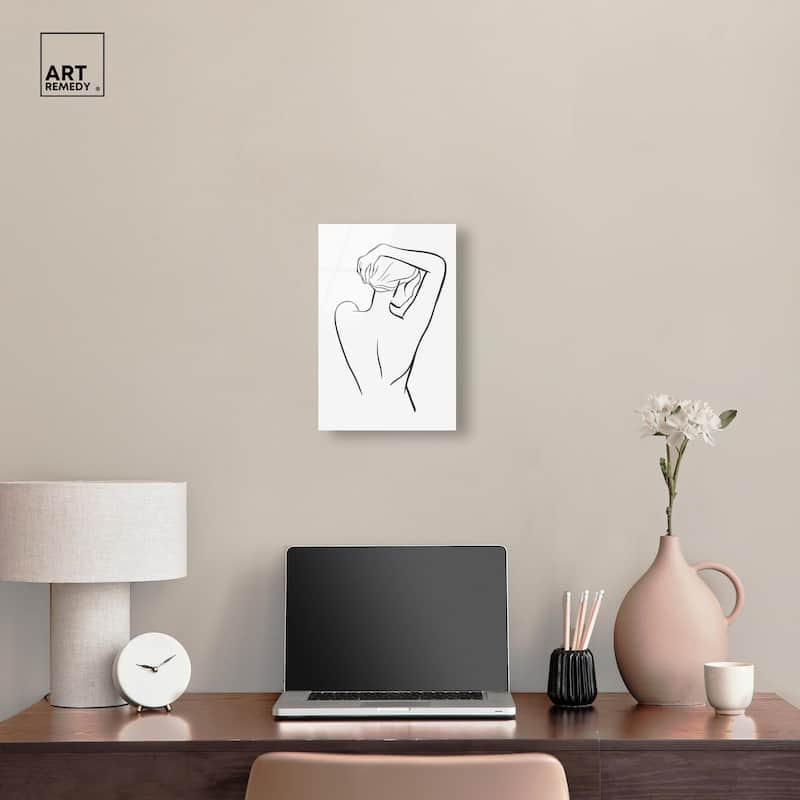 Woman in Contour Acrylic by Art Remedy, Ready to Hang
