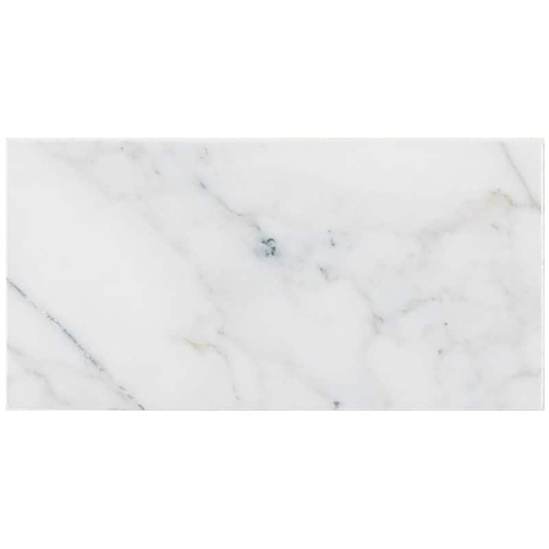 Ackland AKM-S-3X6TLH-CA 3" x 6" Marble Solid Wall Tile - Honed Visual - Venatino Elysia