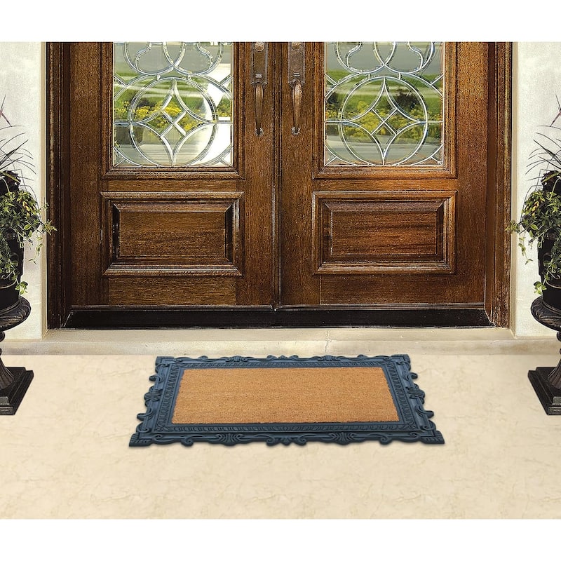A1HC Carson Rubber and Coir 24" X 36", Heavy Duty Outdoor Doormat