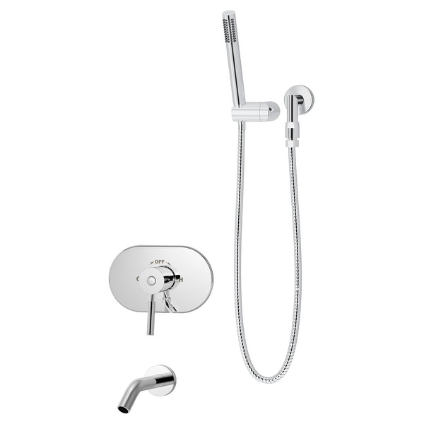 Symmons S-4304-1.5-TRM Sereno Tub and Shower Trim Package with 1.5 GPM Single Function Hand Shower