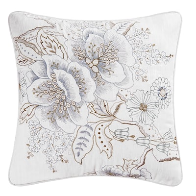 18" x 18" Jesamine Embroidered Pillow