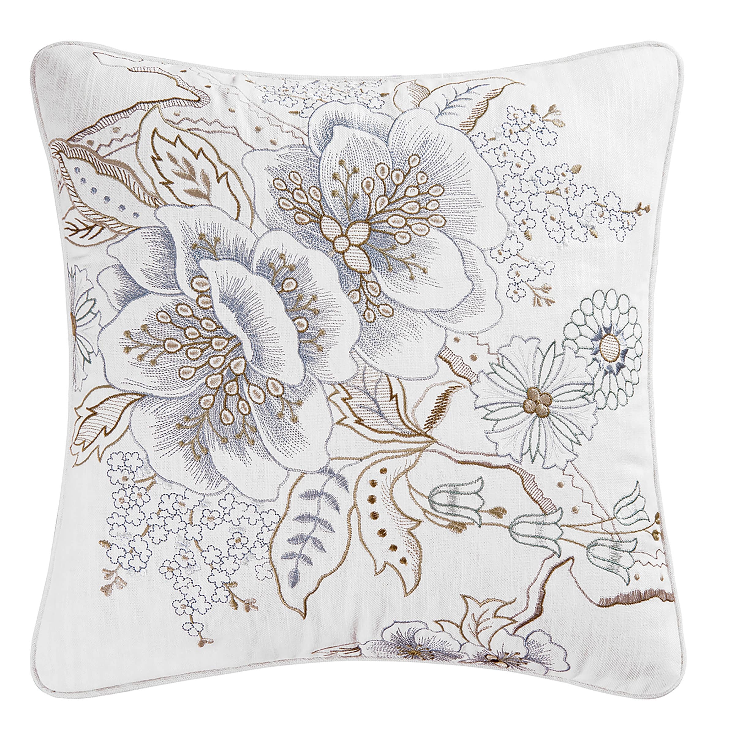 18" x 18" Jesamine Embroidered Pillow