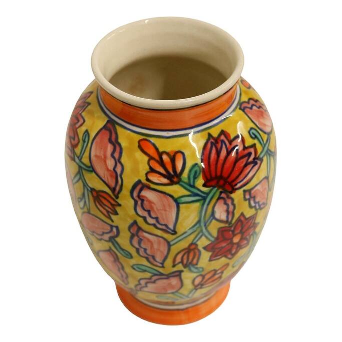 Home&Manor Classic Ceramic Vase Multicolor