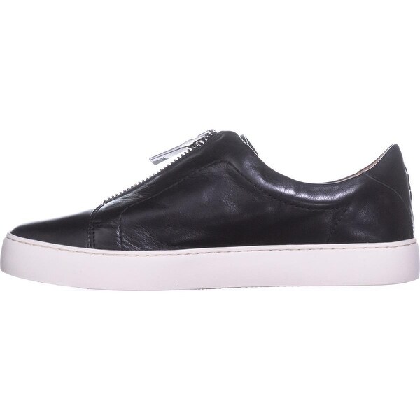 frye lena zip low black