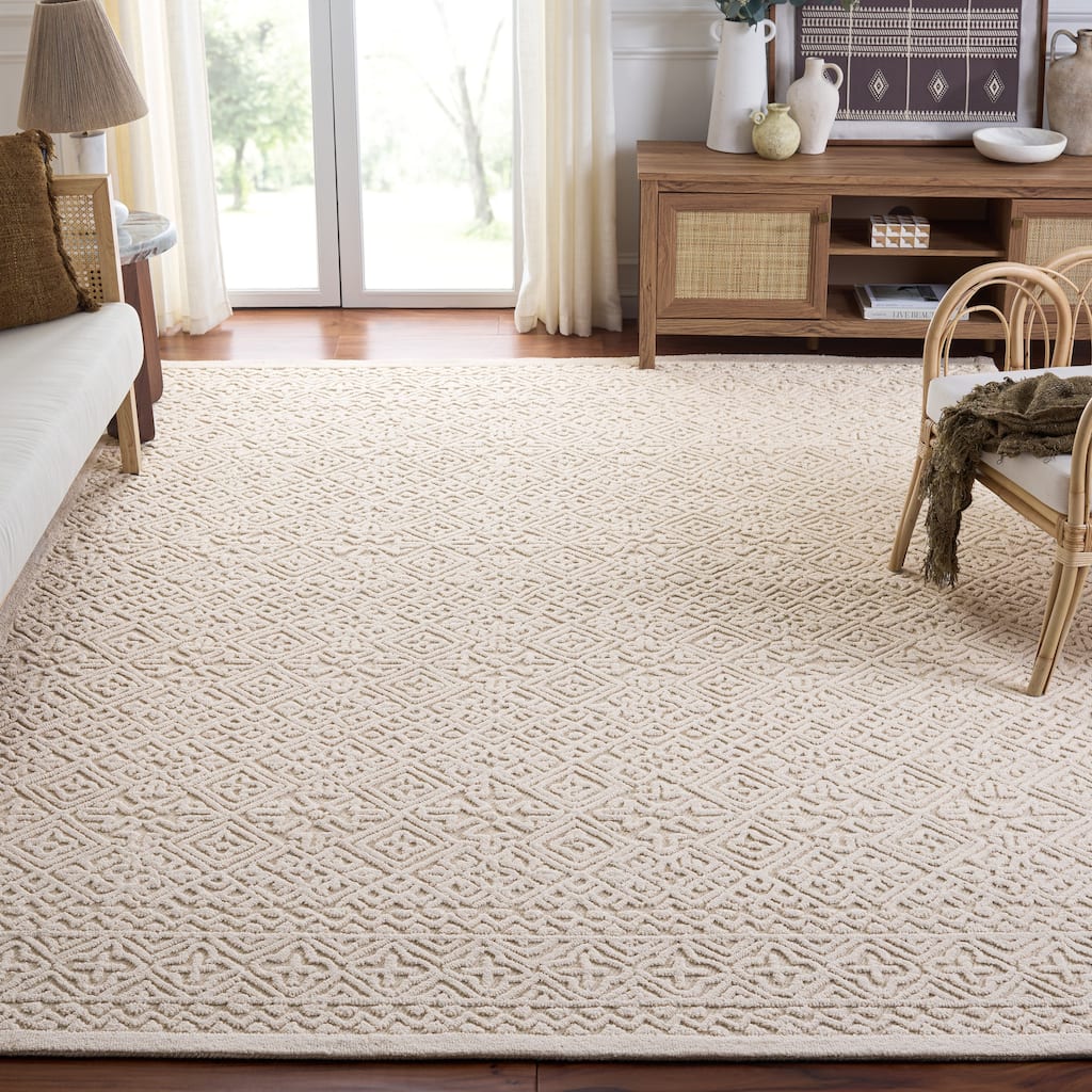 SAFAVIEH Handmade Textural Rachna Wool Rug