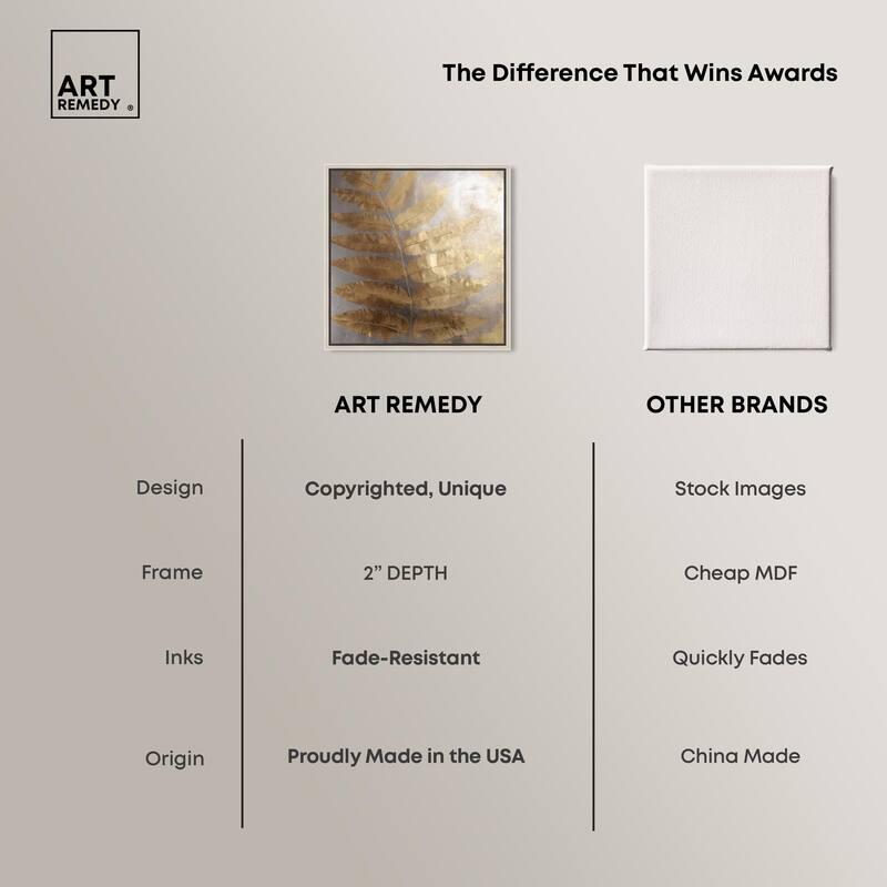 Golden Canopy (II) Canvas by Art Remedy