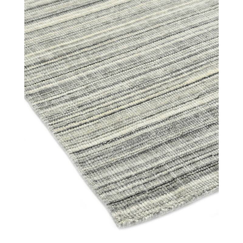 Overton Handmade Modern Contemporary Striped Area Rug