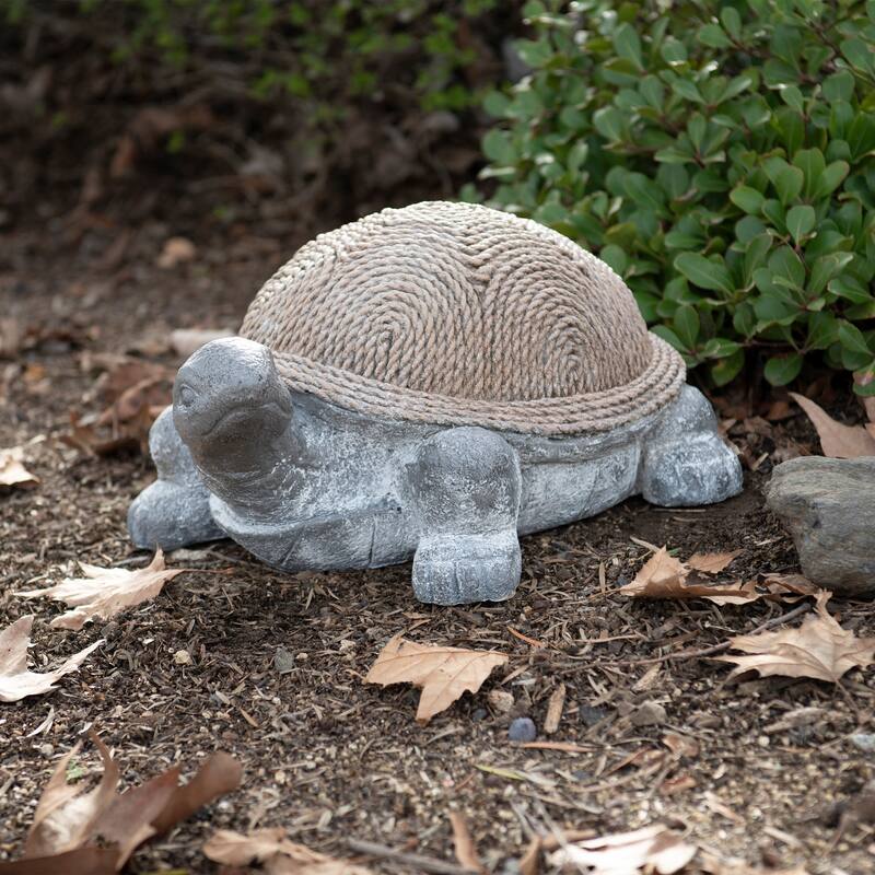 XBrand Turtle Statue, Indoor or Outdoor Décor, Garden Décor, Turtle Garden Statue, Turtle Statuary